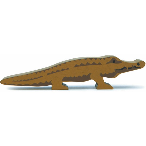 Tender Leaf Toys Afrika Holztier Krokodil