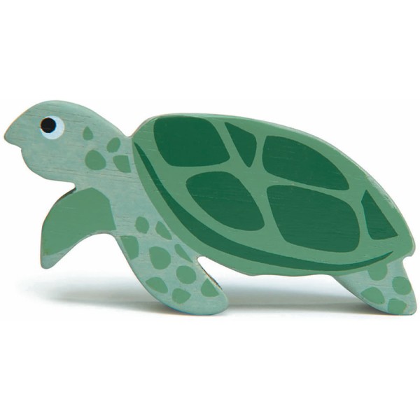 Tender Leaf Toys Holzfiguren Im & Am Wasser Schildkröte