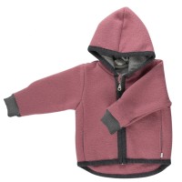 iobio Kapuzenjacke Style Milo Wollwalk altrosa