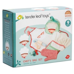 Tender Leaf Toys Küchenset Koch & Köchin 9-teilig