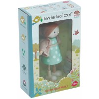 Tender Leaf Toys Holzpuppen-Set Mrs Goodwood & Baby 2-teilig