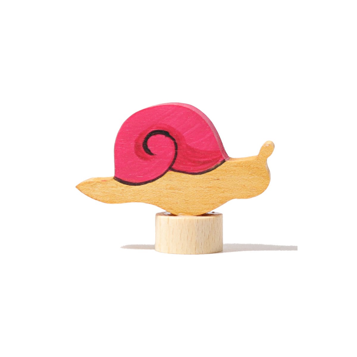 Grimms Steckfigur Schnecke rosa