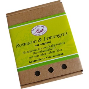 Bio-Olivenölseife Rosmarin & Lemongras mit...