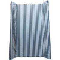 Asmi 2-Keil Wickelauflage Seidenblau Streifen 50 x 70 cm