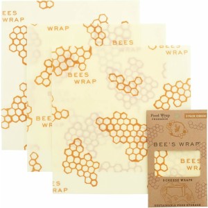Bees Wrap Bienenwachst&uuml;cher 3er-Set Cheese Wrap