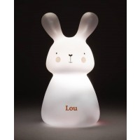 Nachtlicht Häschen Lou LED-Micro-USB Weiß