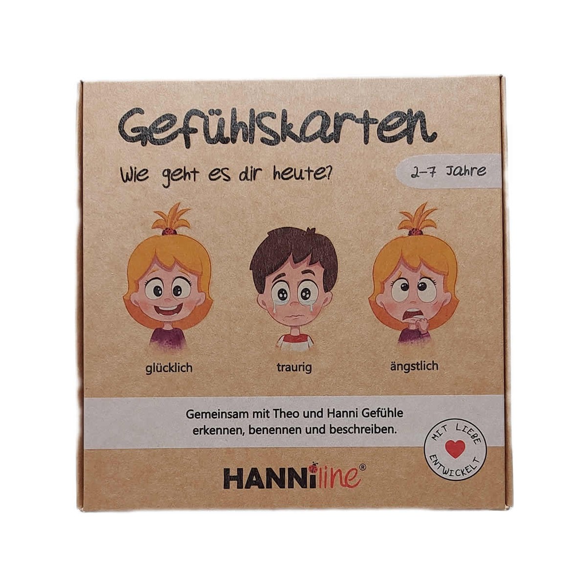 Gefühlskarten für Kinder von 2-7 Jahren