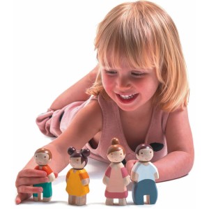 Tender Leaf Toys Familie Leaf für Puppenhaus 4-teilig