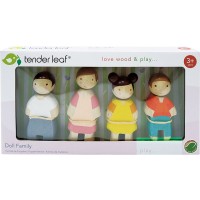 Tender Leaf Toys Familie Leaf für Puppenhaus 4-teilig