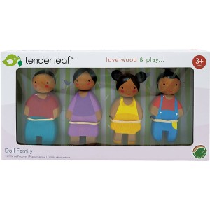 Tender Leaf Toys Familie Sunny für Puppenhaus 4-teilig