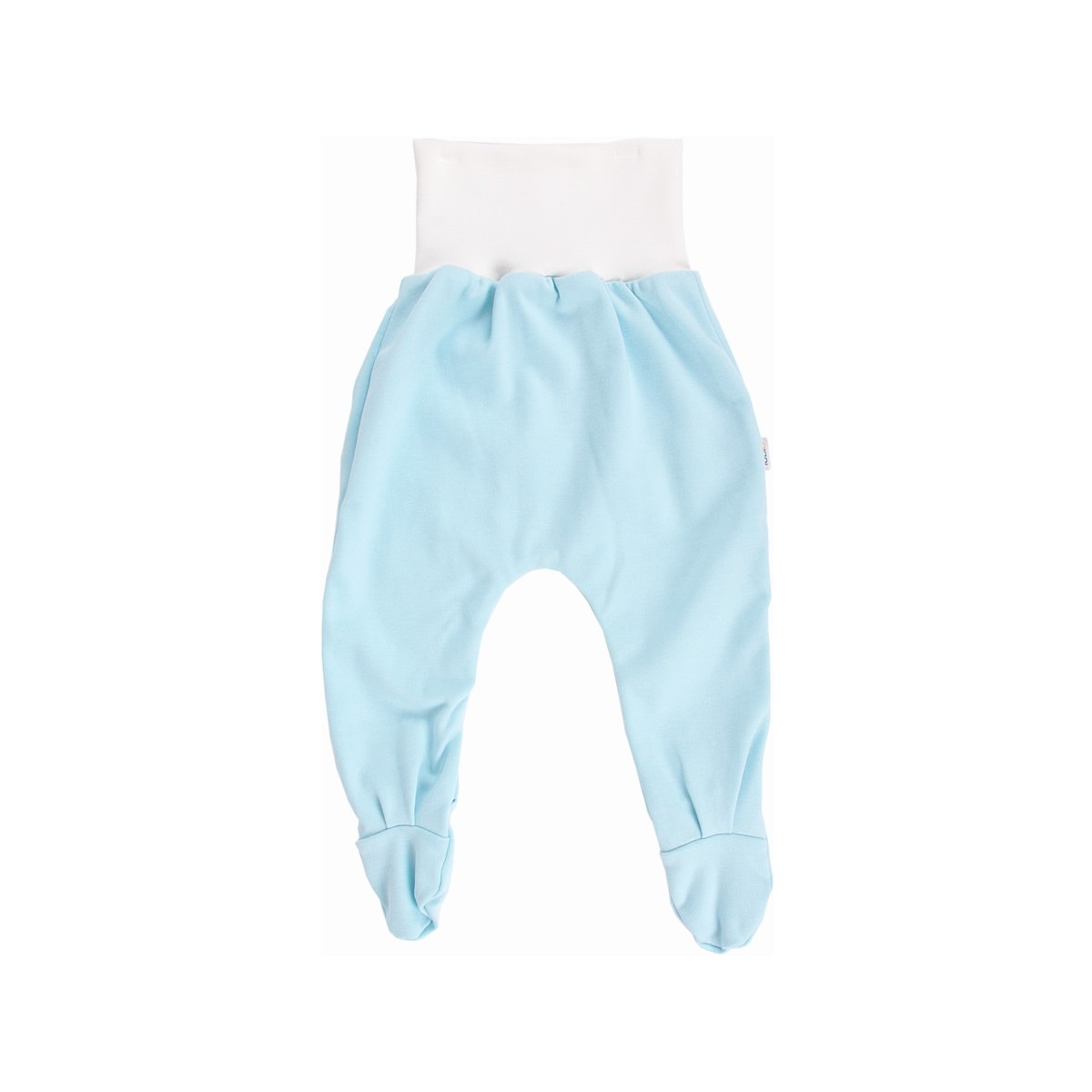 iobio Strampelhose nicky hellblau Bio-BW