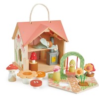 Tender Leaf Toys Puppenhaus Villa Rose 16 Teile
