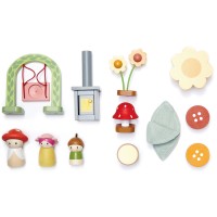 Tender Leaf Toys Puppenhaus Villa Rose 16 Teile