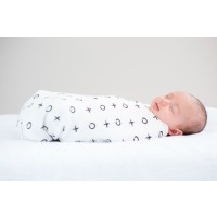 lulujo Pucktuch Bamboo-Muslin Swaddle Wickeltuch 120x120 cm