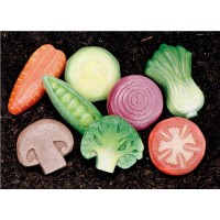 Sensorische Spielsteine Gemüse 8-teilig