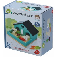 Tender Leaf Toys Hasenstall Hoppel 5 Teile