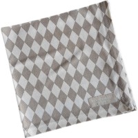 Krasilnikoff Stoffserviette 40x40 cm Small Harlekin Taupe