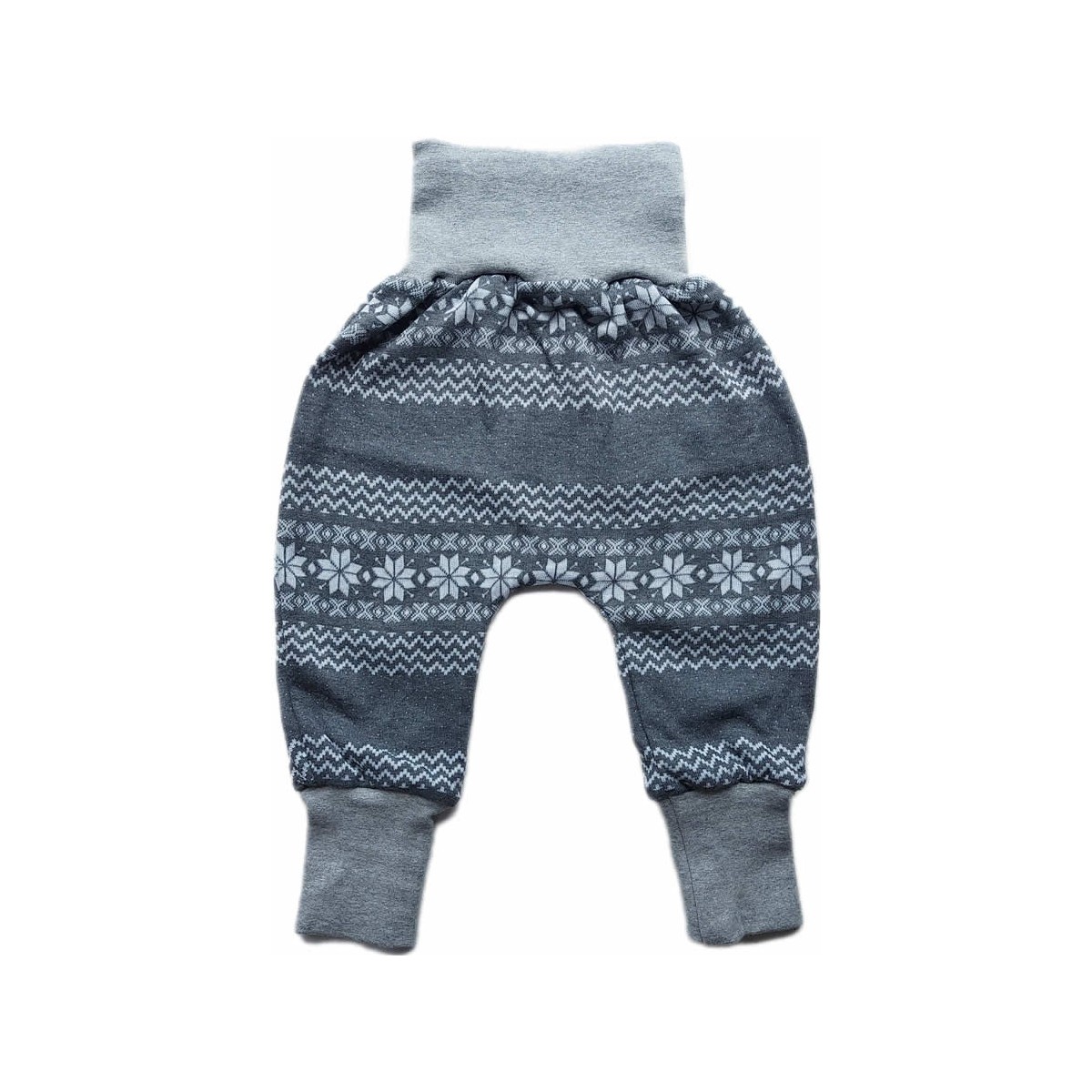iobio Babyhose Crawlers Norway Grey Bio-BW