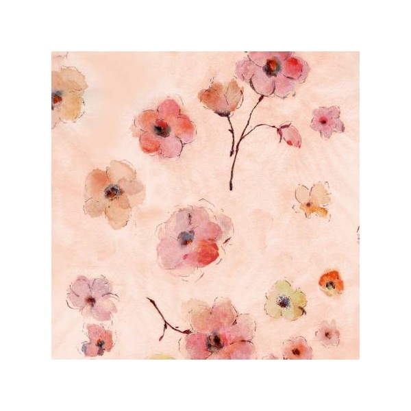 Baumwollstoff Patchworkstoff  Pink Floral