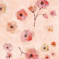 Baumwollstoff Patchworkstoff  Pink Floral