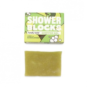 Shower Blocks Duschseife plastikfreies Seifengel 100g Lime & Sandalwood