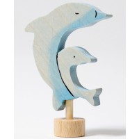 Grimms Steckfigur Zwei Delphine