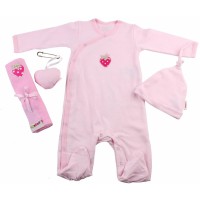 Minene Neugeborenen-Geschenkset Box rosa