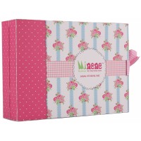 Minene Neugeborenen-Geschenkset Box rosa 3 Teile