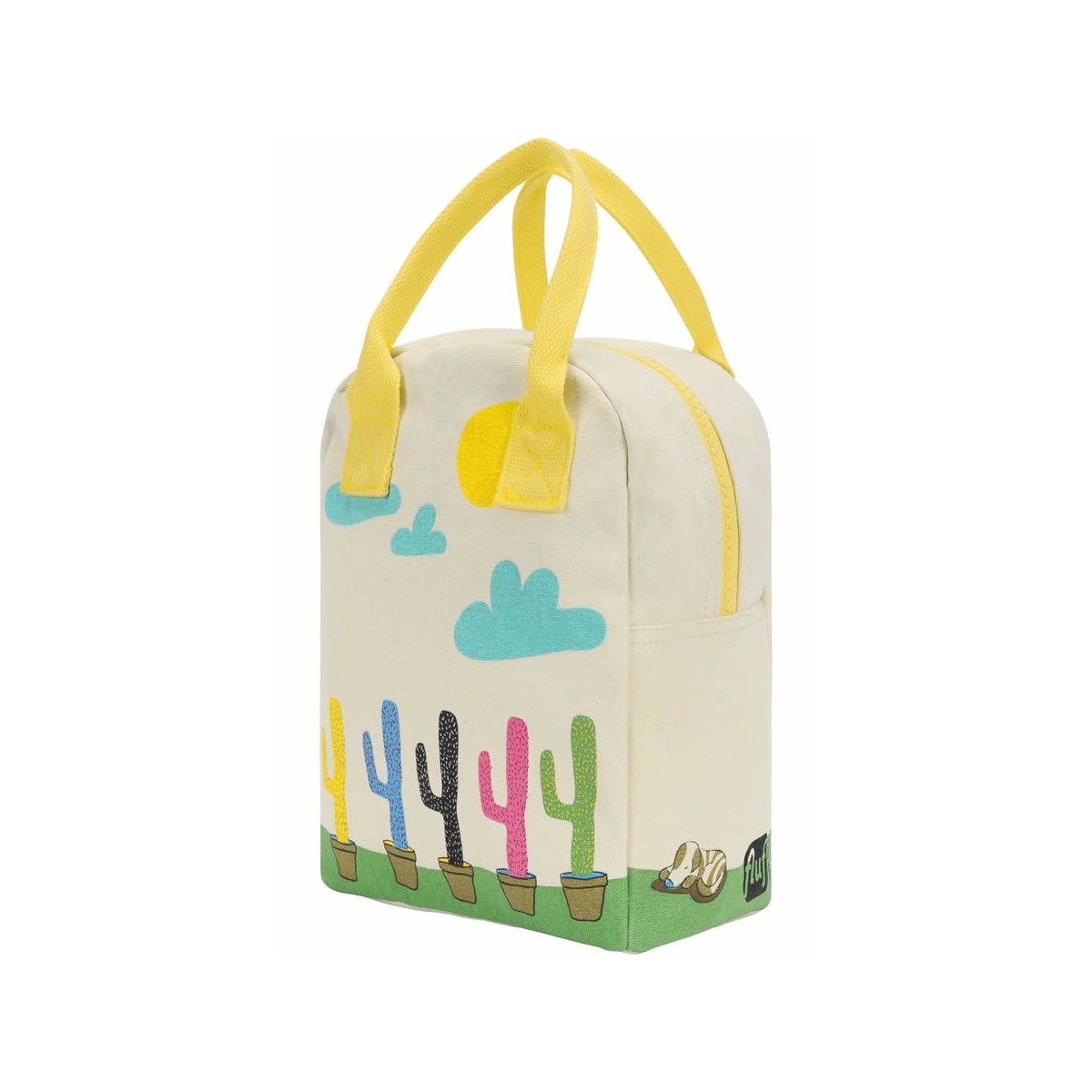 Fluf Zipper Lunchbag mit Reißverschluss Bio-BW