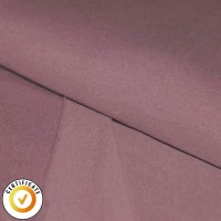 Sweatstoff angerauht BIO-BW Altmauve