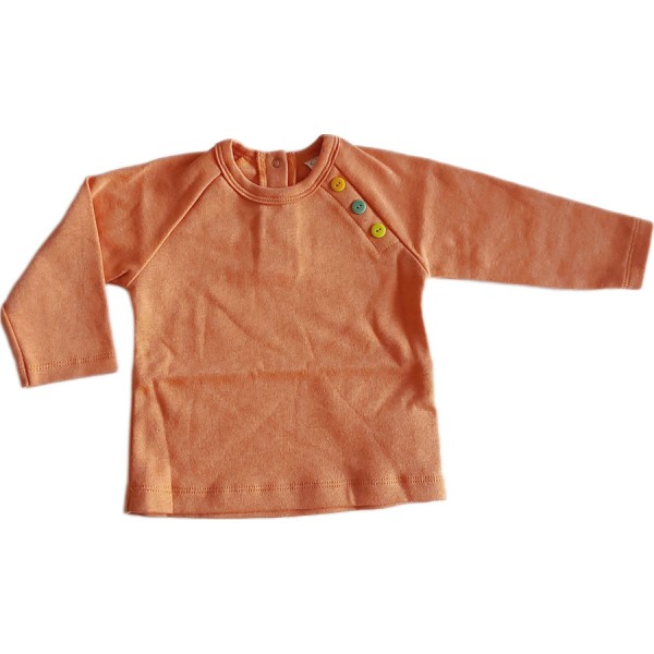 iobio Langarm-Shirt Versailles Bio-BW orange meliert