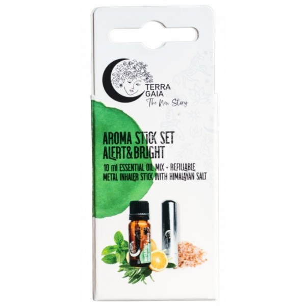 Terra Gaia Aroma-Stick Set Alert & Bright