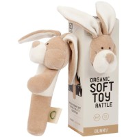 Wooly Organic Rassel & Greifling Bunny