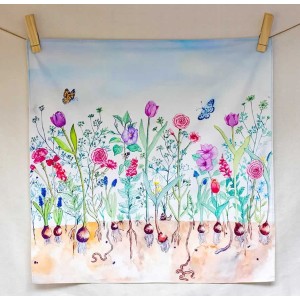 Wonderie Spieltuch In voller Blüte 100 x 100 cm