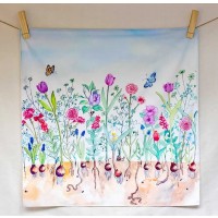 Wonderie Spieltuch In voller Blüte 100 x 100 cm
