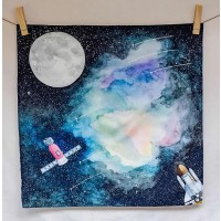 Wonderie Spieltuch To the moon 100 x 100 cm