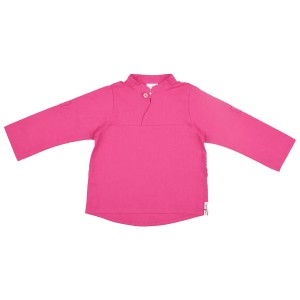 ManyMonths ECO Hempies Mandarin Collar Shirt Berry