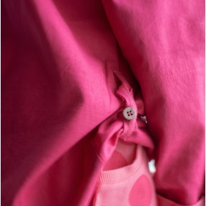 ManyMonths ECO Hempies Mandarin Collar Shirt Berry