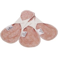 Blümchen Menstruationsbinde Gr. M Floral Rosenholz BIO-BW 3er-Set