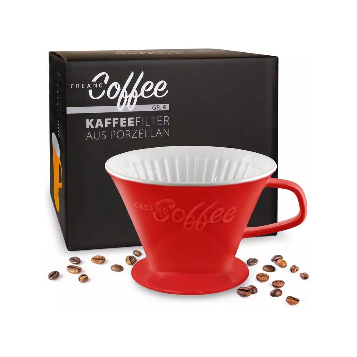 Creano Porzellan Kaffeefilter für Filter...