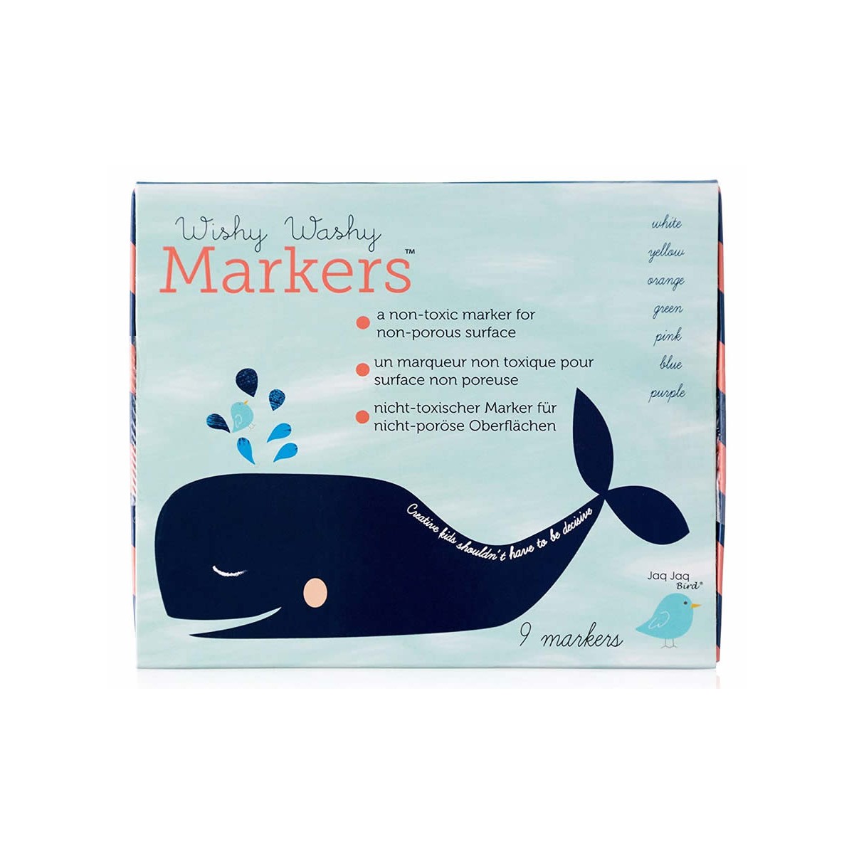 Wishy Washy Markers Abwaschbare Filzstifte für Kinder