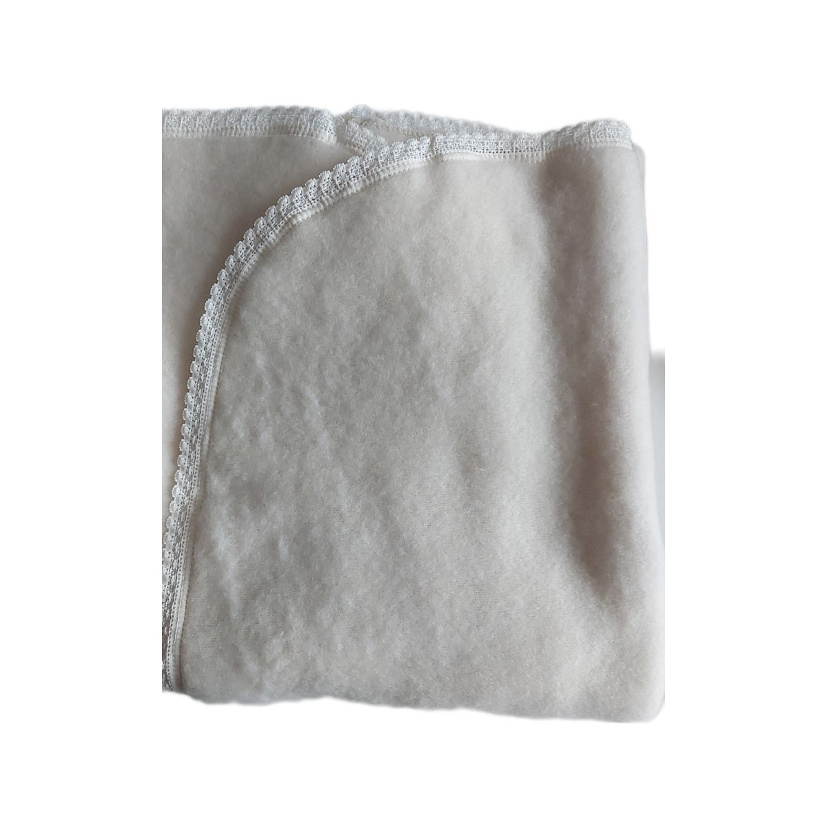 LANACare Babydecke Merinowolle 85 x 65 cm natur mit...