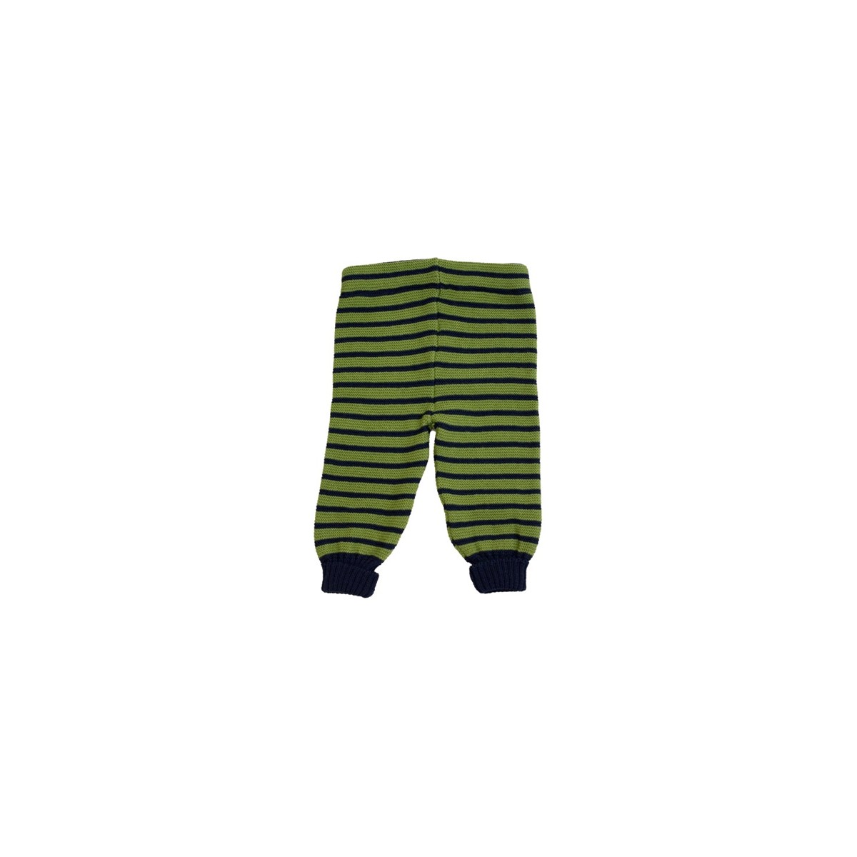 ioBio Hose Wolle gestrickt grün-blau