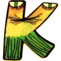 Janosch Holzbuchstaben K