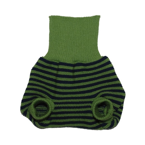 Popolini Schafwollhose grün-blau